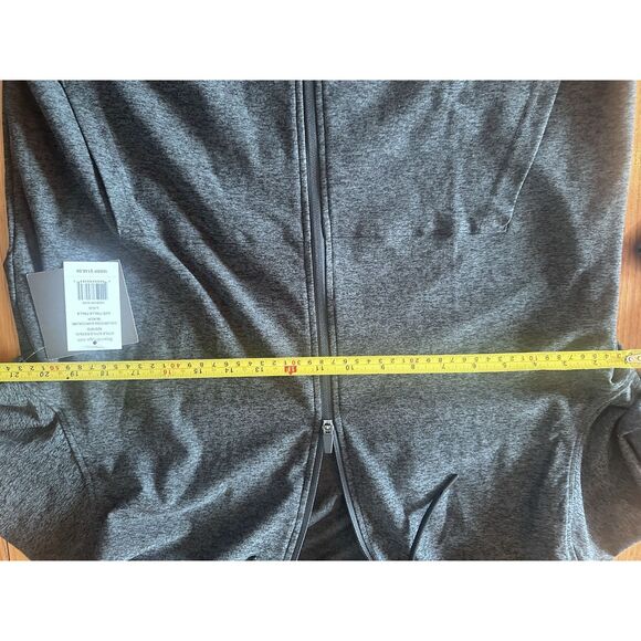 NWT Beyond Yoga $148 Freefit Full Zip Hoodie Men Active Top Black Heather Soft L - Picture 6 of 6